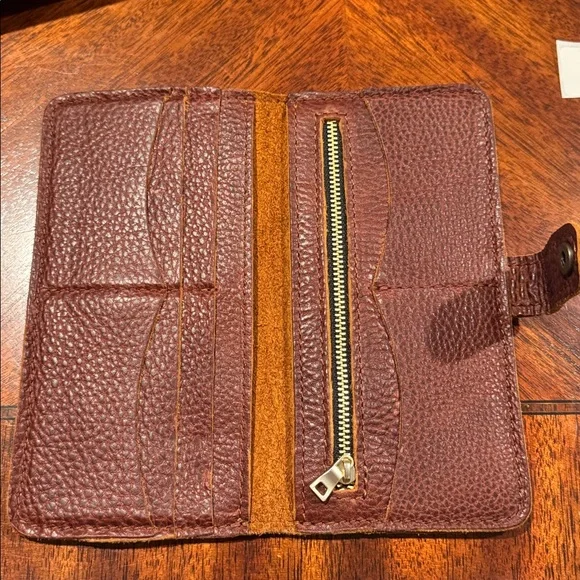 Portland Leather Goods Bifold Wallet and Mini Envelope Wallet in Nutmeg Bundle! - Picture 12 of 16